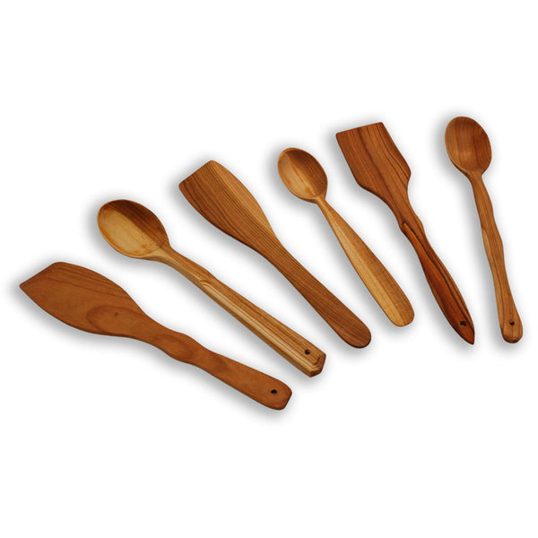 Thin Flat Spatula Wooden Spatula woodspoon wood cooking utensil – Wild  Cherry Spoon Co.